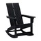Flash Furniture Black Modern Poly Resin Adirondack Rocking Chair JJ-C14709-BK-GG - alternate 6